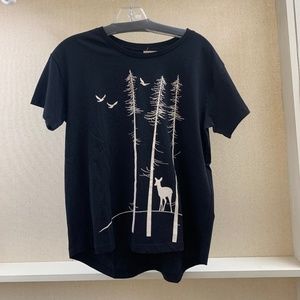 Hi low deer twiggy tee